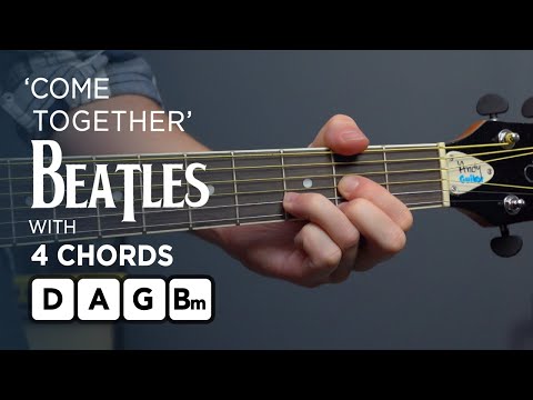 Play Come Together by The Beatles with 4 EASY Chords