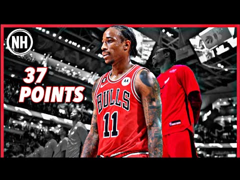 DeMar DeRozan SICK 37 PTS Full Highlights vs Heat
