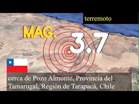 Terremoto cerca de Pozo Almonte, Provincia de Tamarugal, Región de Tarapacá, Chile actualizaciones