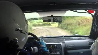 preview picture of video 'Rally Comarca da Ulloa 2014 Camara Onboard Jorge Peña Carmen Borrajo'