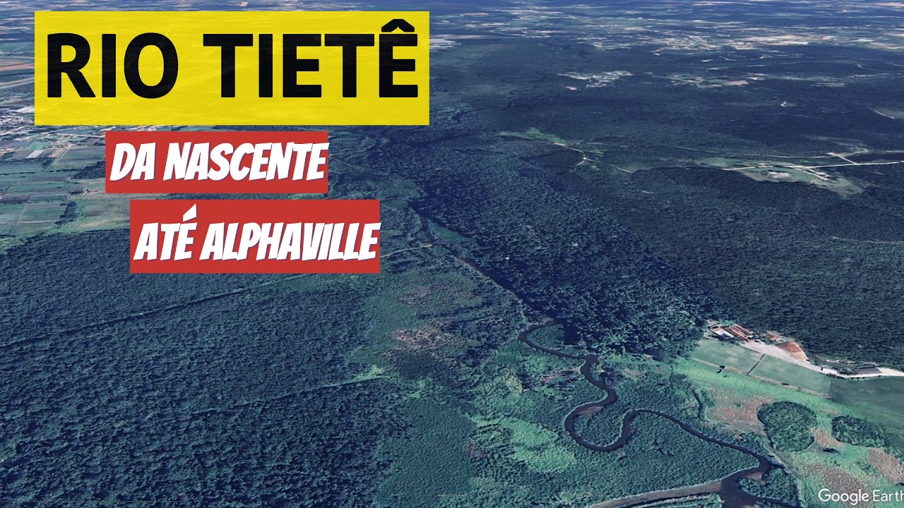 RIO TIETÊ como vc. nunca viu!