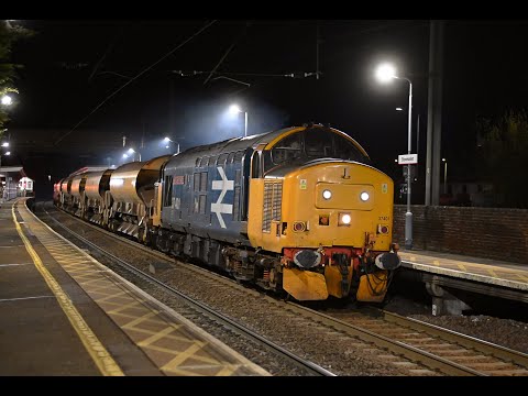 37401 at full chat through Stowmarket on an Engineers Working. 13 04 2022