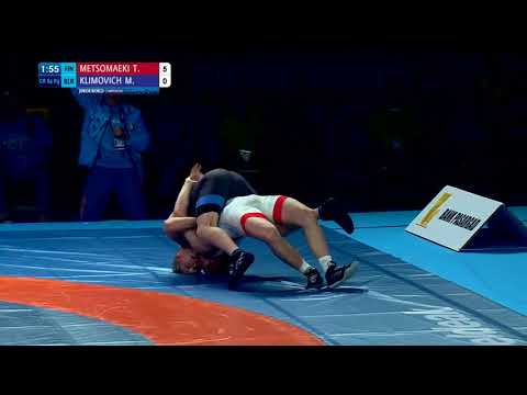 BRONZE GR - 84 kg: M. KLIMOVICH (BLR) df. T. METSOMAEKI (FIN) by VPO1, 12-9