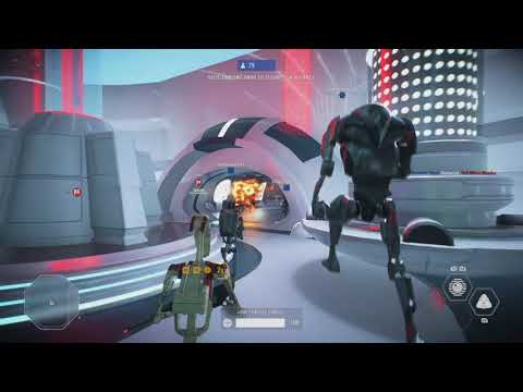 Star Wars Battlefront 2 Galactic Assault [Cloning Facility][Kamino] Battle Droid Gameplay