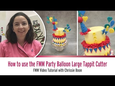 PARTY BALLOONS 8 pc icing & gumpaste Tappit cutter set PARTY BALLOONS 8 pc icing & gumpaste Tappit cutter set
