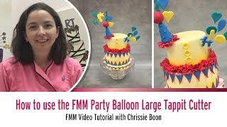 Vykrajovací lišta balónky FMM na fondán