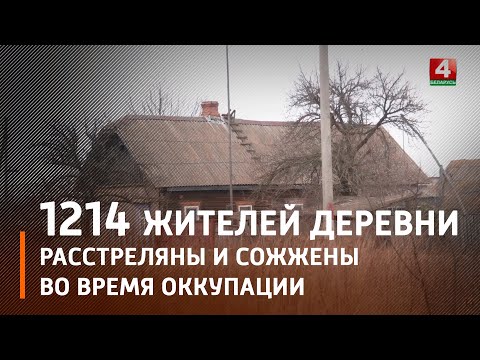 Трагедия Первомайска. Во время оккупации расстреляны и сожжены 1214 жителей деревни видео