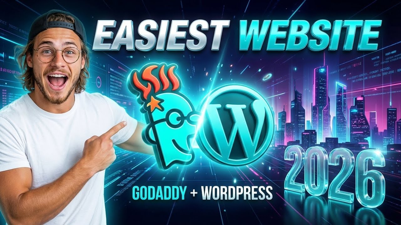 How To Make A GoDaddy WordPress Website in 2025: Beginner's Edition!