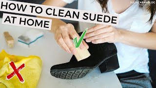 How To Clean & Protect Suede/Nubuck Shoes | The Easy Way (SATISFYING)
