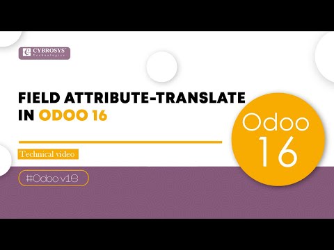 Translate Attribute for a Field in Odoo 16