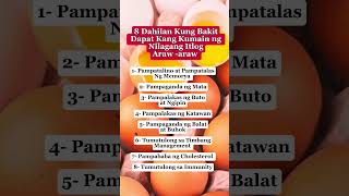 Download lagu DAHILAN KUNG BAKIT DAPAT KANG KUMAIN NG NILAGANG ITLOG ARAW ARAW #health #healthyliving  #healthy mp3