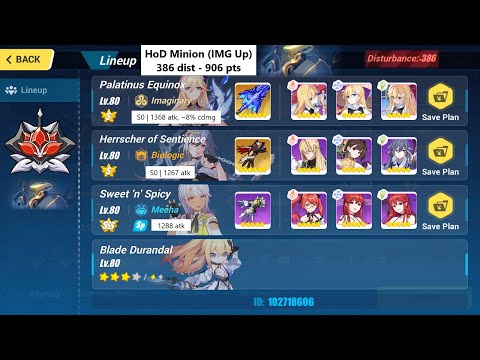 Hi3 RedLotus Abyss (386d): HoD 906+ | PE HS SNS, 3*DB