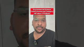 UR Category JRF Environmental Science Cut off about 170 Marks II#ugcnetexam #environmentalscience