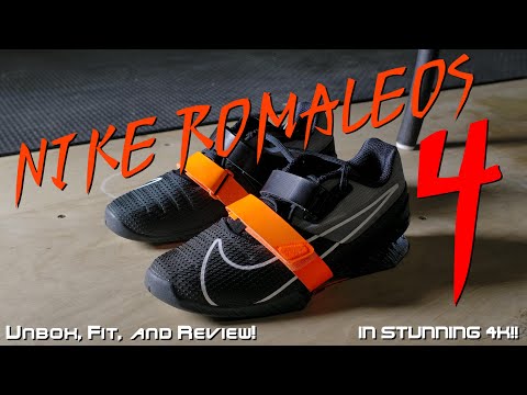 NIKE ROMALEOS 4 in 4k!! Unbox, First Fit, and Review!