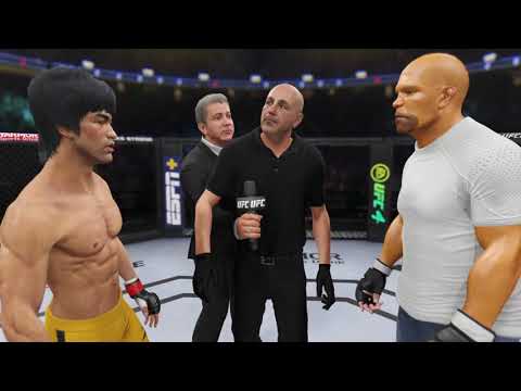 Bruce Lee vs Homer Simpson (EA Sports UFC 4)