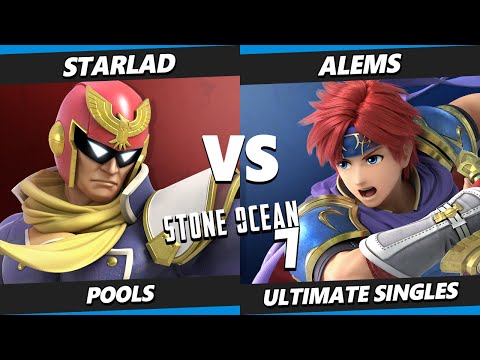 Stone Ocean 7 - Starlad (Captain Falcon) Vs. Alems (Roy) SSBU Ultimate Tournament