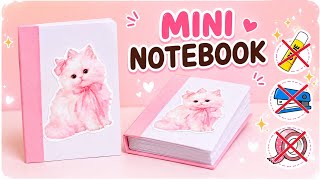 How To Make DIY Cute Cat Notebook😻📒|No Glue No scissors |Easy School Craft/Origami School Stationery