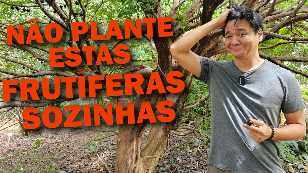 FRUIT TREES that cannot be planted alone.