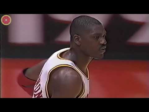 Hakeem Olajuwon Clyde Drexler 81pts!NBA Playoffs WCFR 1995.5.5 Rockets vs Jazz G4 FHD