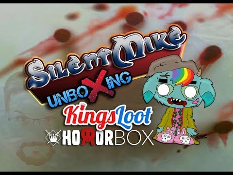 Kingsloot - Horrorbox - August 2017 - Der blanke Horror! - Silent Mike Unboxing #206