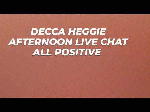 DECCA HEGGIE AFTERNOON LIVE CHAT