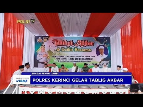 INFOGRAFIS JELANG PILKADA, POLRES KERINCI GELAR TABLIG AKBAR