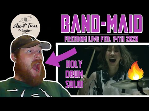 Band-Maid "Freedom" Live Feb. 14th 2020 | Rapper Reaction