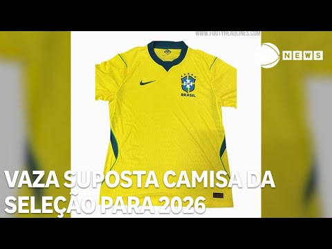Vaza suposta camisa da seleção brasileira para a Copa de 2026