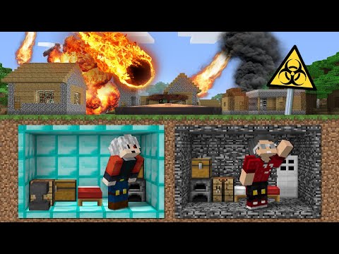 $1 SHELTER VS $1000 SHELTER - Minecraft