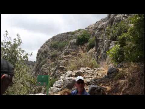 Cavernas pré-históricas em Carmel Mount