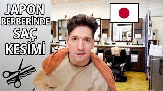 JAPON berberi nasıl saç keser JAPONYA'da saç kesimi