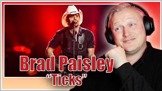 First Time Hearing BRAD PAISLEY - TICKS (Live)