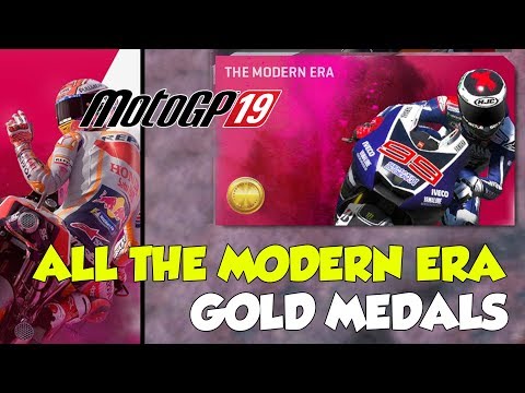 MotoGP 19 All The Modern Era Gold Medals (Historical Challenges)