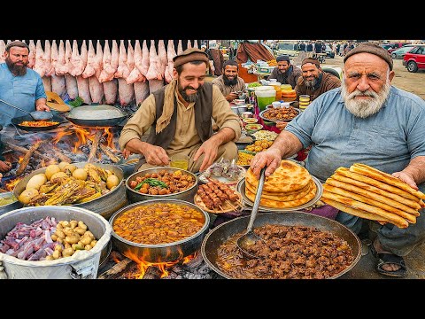 Breakfast in Afghanistan 🇦🇫 | Street Food in Marko Bazaar | Subha Nashta 