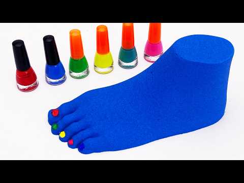Satisfying Video l How to Make Rainbow Bathtubs into Mixing Slime with Glitter Pool Cutting ASMR 5