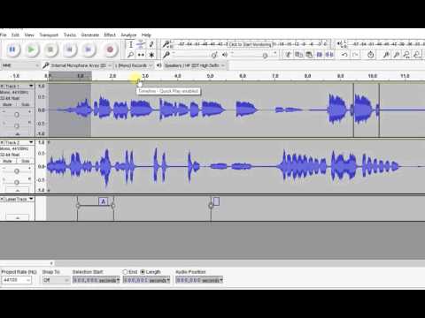 Lesson 3 Audacity Intro