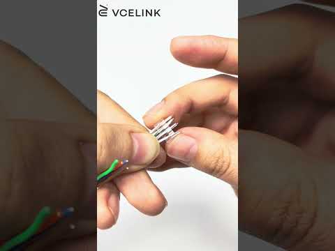 An Easier Way to Terminate a Two-piece RJ45 Connector#shorts #rj45 #cat6 #howto #tips #diy