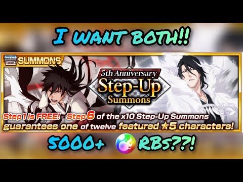5th Anniversary Round 1 Massive Step Up Summons!!! 9 new 5*'s and a 6* from the free selection!!!🤩