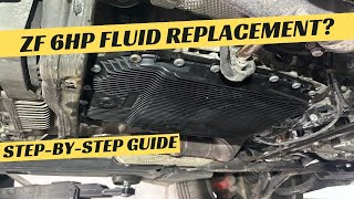 BMW ZF 6HP Automatic Transmission Service (Fluid, Filter Pan replacement)