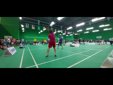 Sawasdee Cup 2023. MD  final 70-74 age group. Neoh/Chong Sek vs Michael/Chong