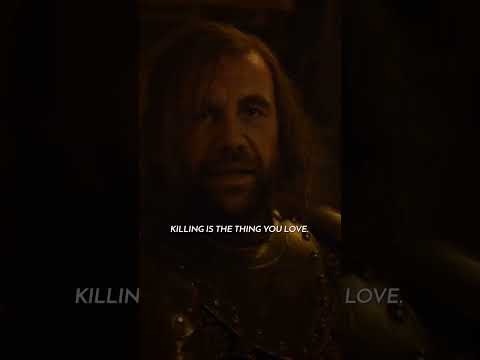 Killing is the thing you love| Bronn vs The Hound| Game of thrones|