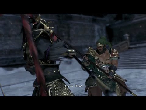 Dynasty Warriors 9: Lu Bu vs Zhang Fei [Lu Bu takes over Xiapi Castle] (Cao Cao saves the emperor)