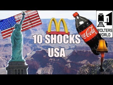 Visit USA - 10 Culture Shocks Foreign Tourists Have When They Visit America