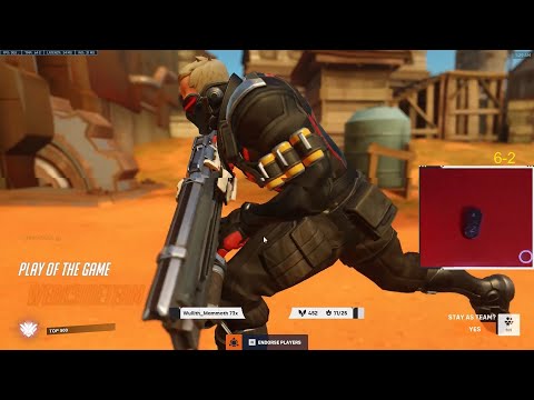 POTG! THIS IS HOW TOP 500 TRACKING SOLDIER 76 LOOKS LIKE - GALE SOLDIER 76 OVERWATCH 2