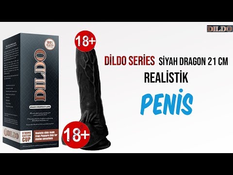 Dildo Series Siyah Dragon 21 Cm Realistik Penis
