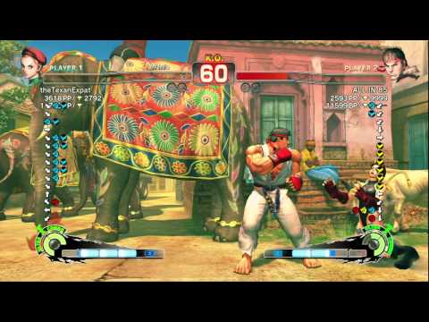 SSF4 AE 2012: theTexanExpat (Cammy) vs ALLIN85 (Ryu) - Endless (First to 5) - True HD - Prt.6