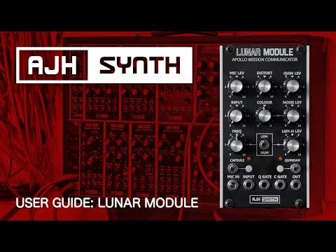 Lunar Module User Guide - Vintage Space Mission Audio/Mic/Sample/Synth Effects for Eurorack