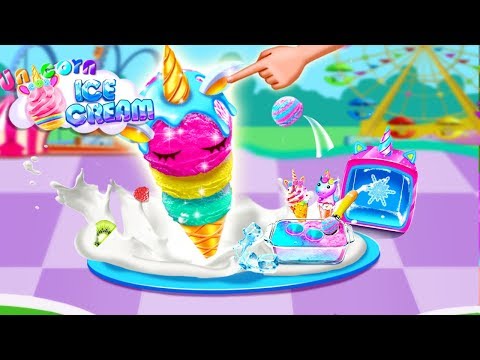 Unicorn Ice Cream Cone Cupcake– Cone Dessert Maker Video