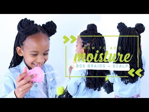 HOW TO ADD MOISTURE TO BOX BRAIDS + SCALP | Yolanda Renee