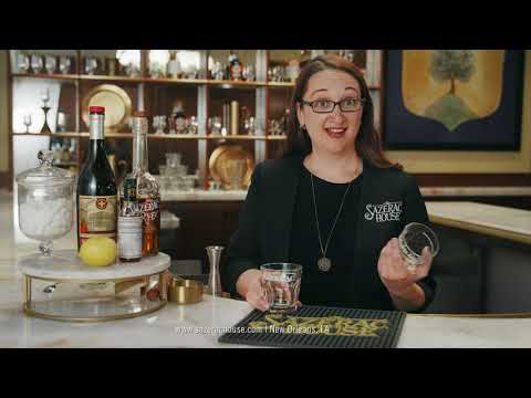 Preparing The Sazerac Cocktail | The Official Cocktail of New Orleans